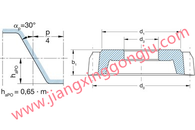 Disc-type shaper cutter with DIN 5480